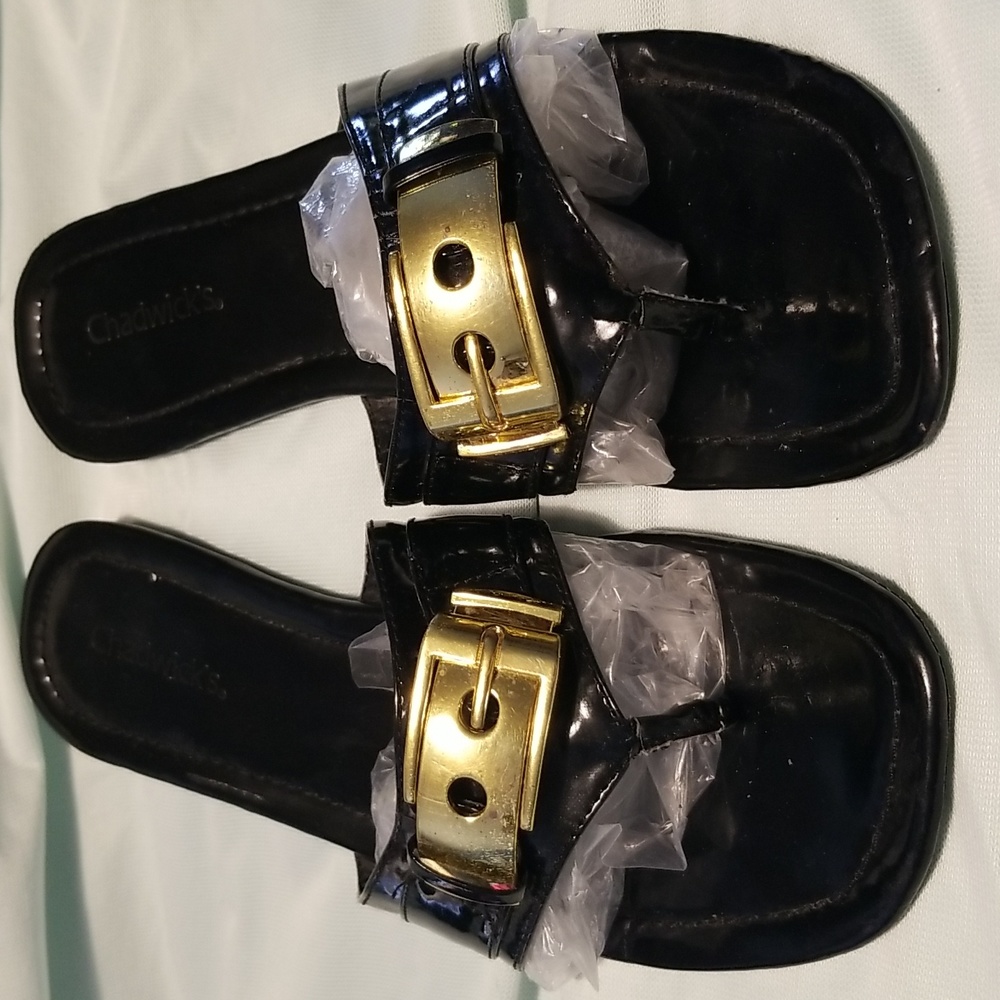 Patent Leather Sandals